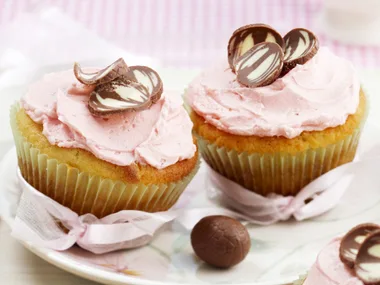 Choc-chip cupcakes
