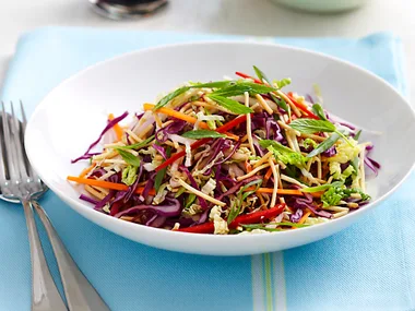 Crunchy noodle coleslaw