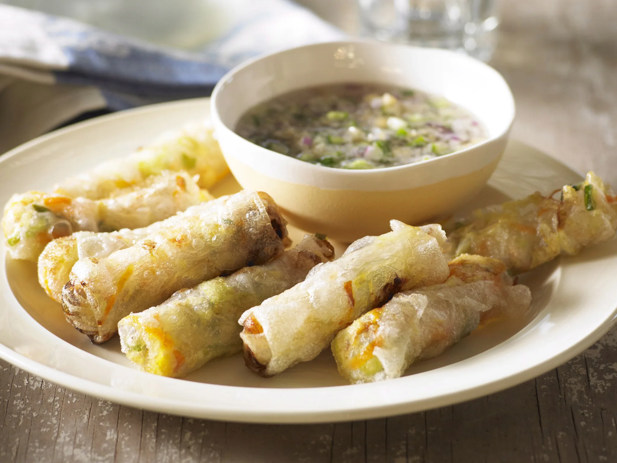 Fried rice paper rolls-image