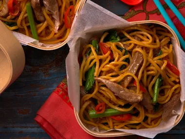 Hoisin duck stir-fry