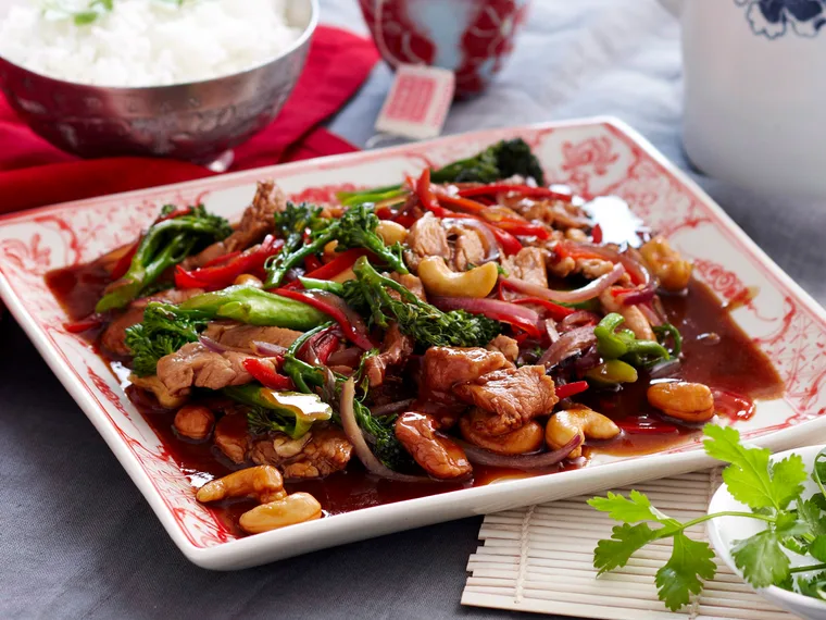 Pork with Broccolini and Oyster Sauce
