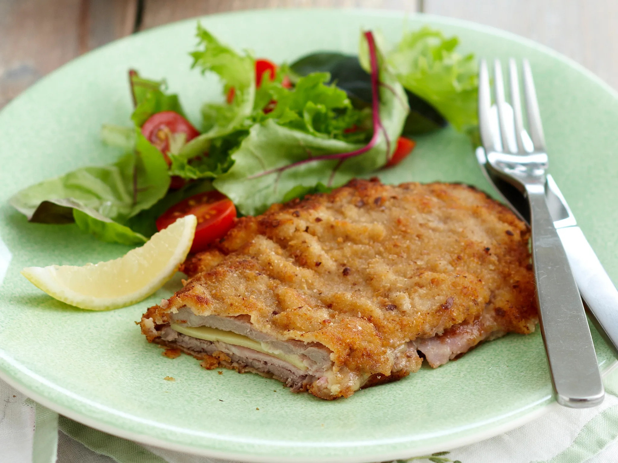 Veal cordon bleu
