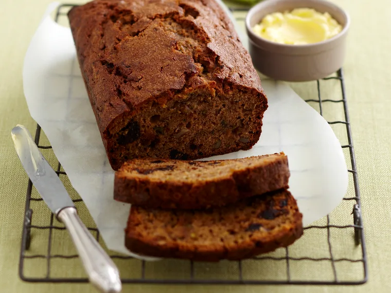 Zucchini and walnut loaf