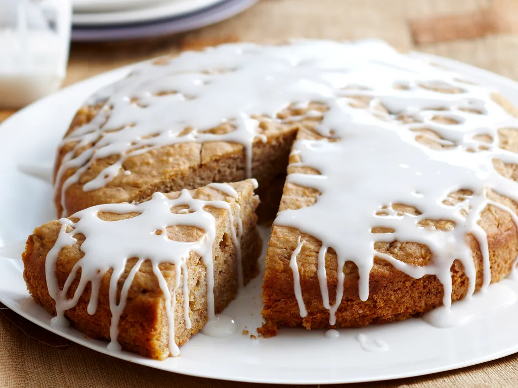 Banana almond cake