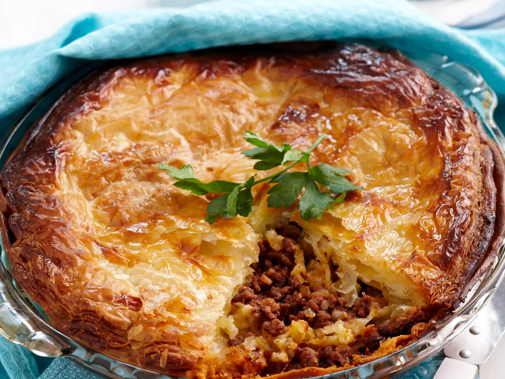 Beef and cheese pie