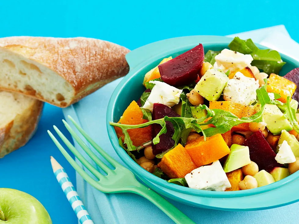 Beetroot and pumpkin salad