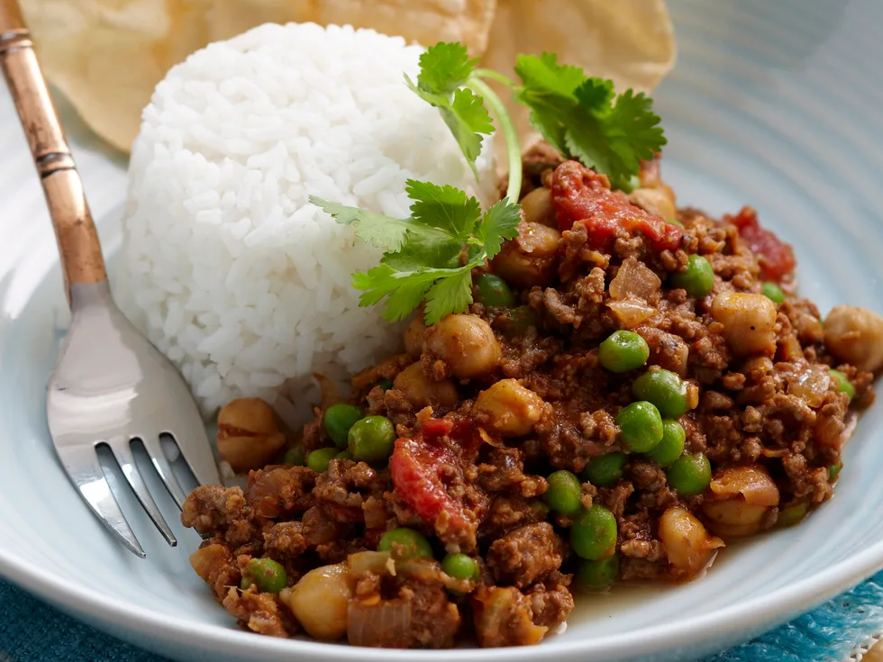 Chickpea mince curry