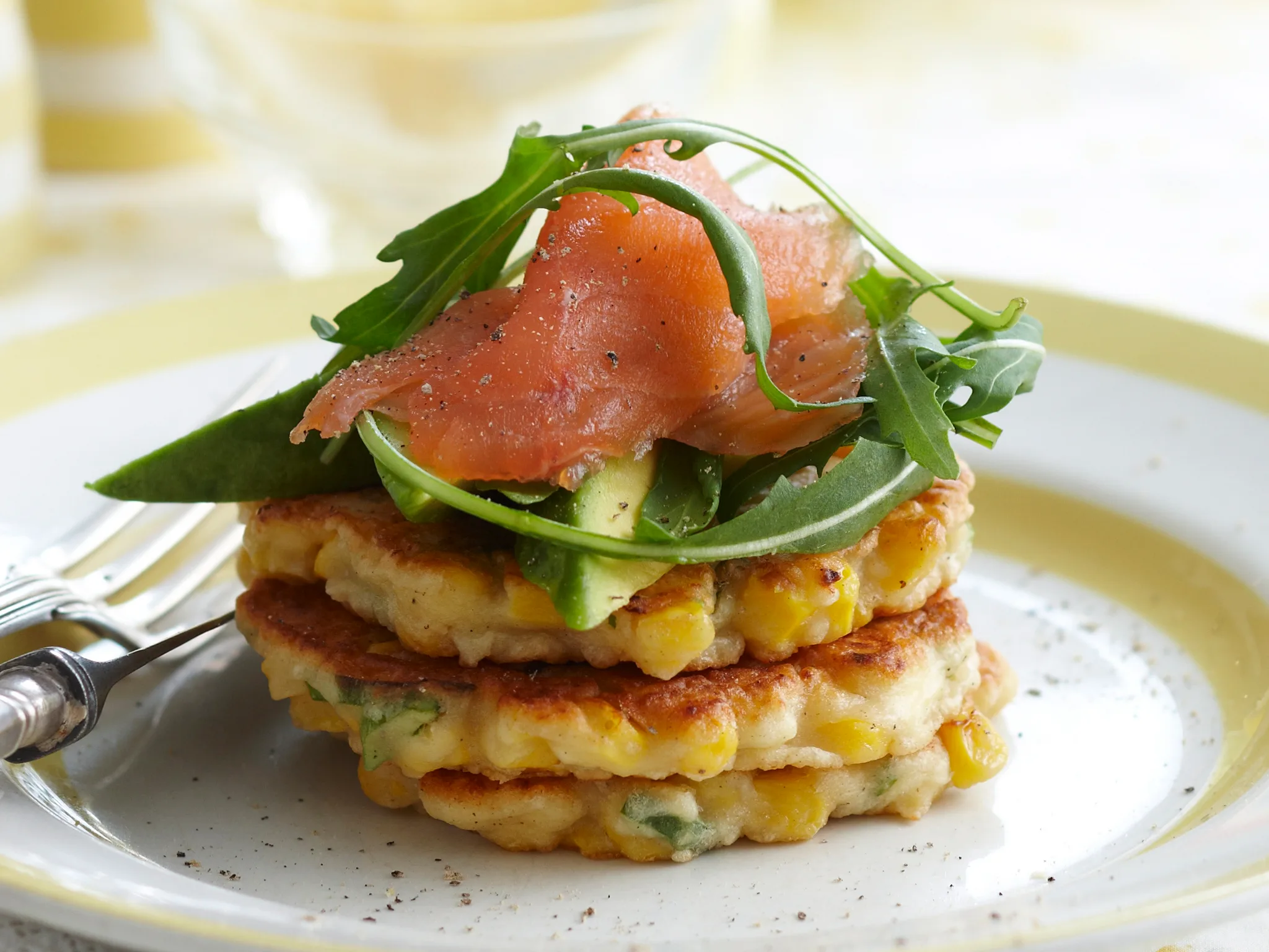 Corn and ricotta fritters