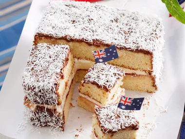 Australia day lamington recipe