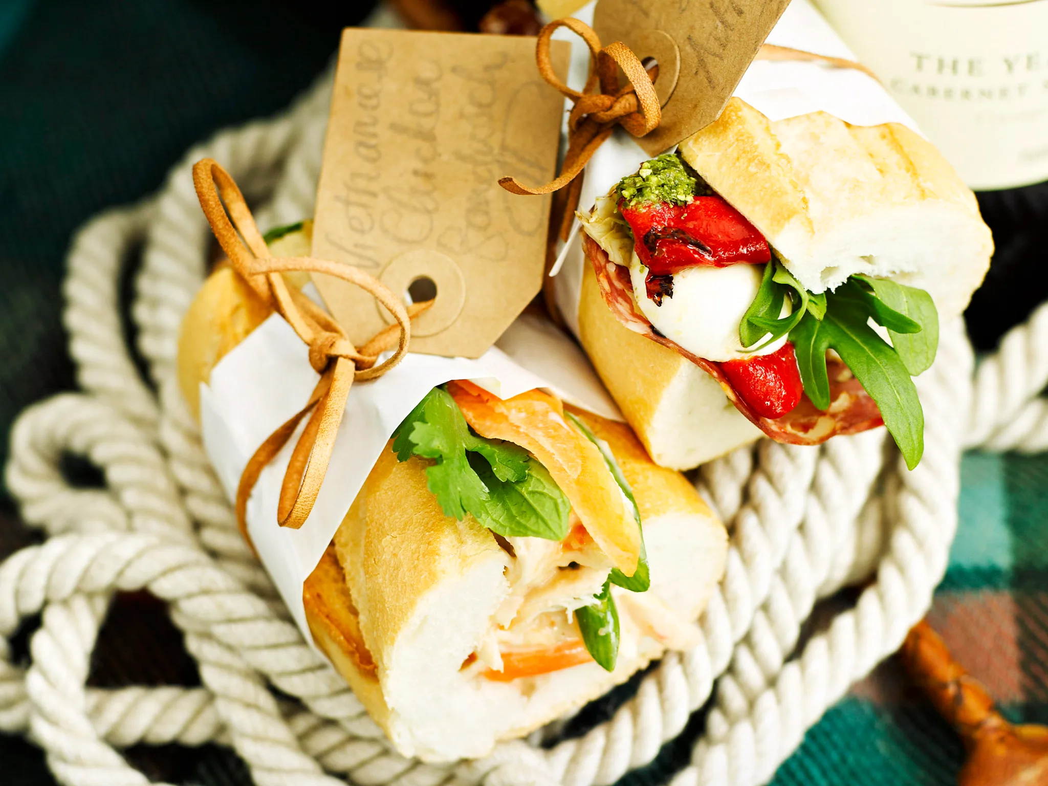 Picnic baguettes