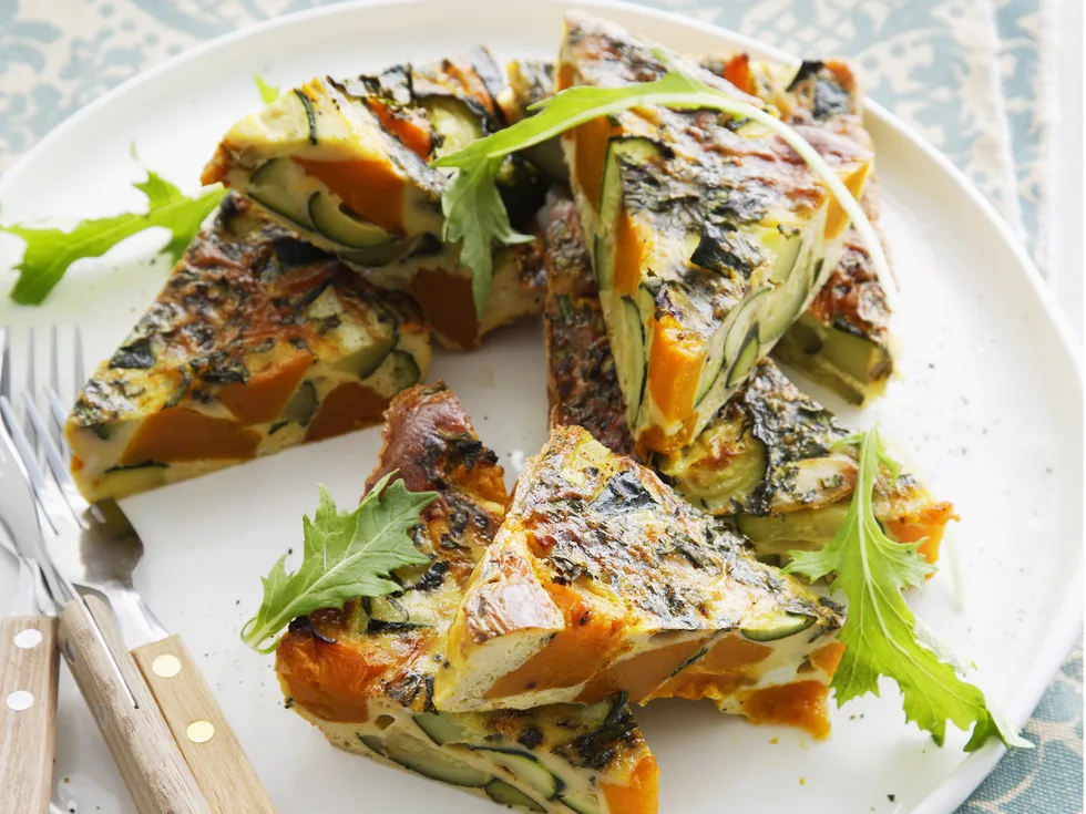 Roast vegetable frittata