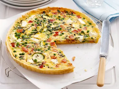 Spring quiche