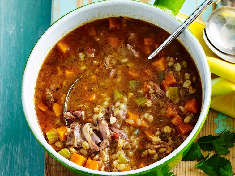 Lamb and barley soup