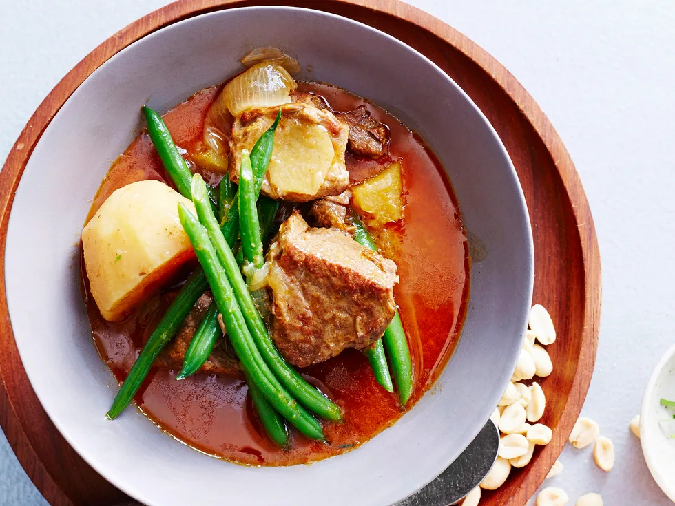 Massaman beef and pineapple curry