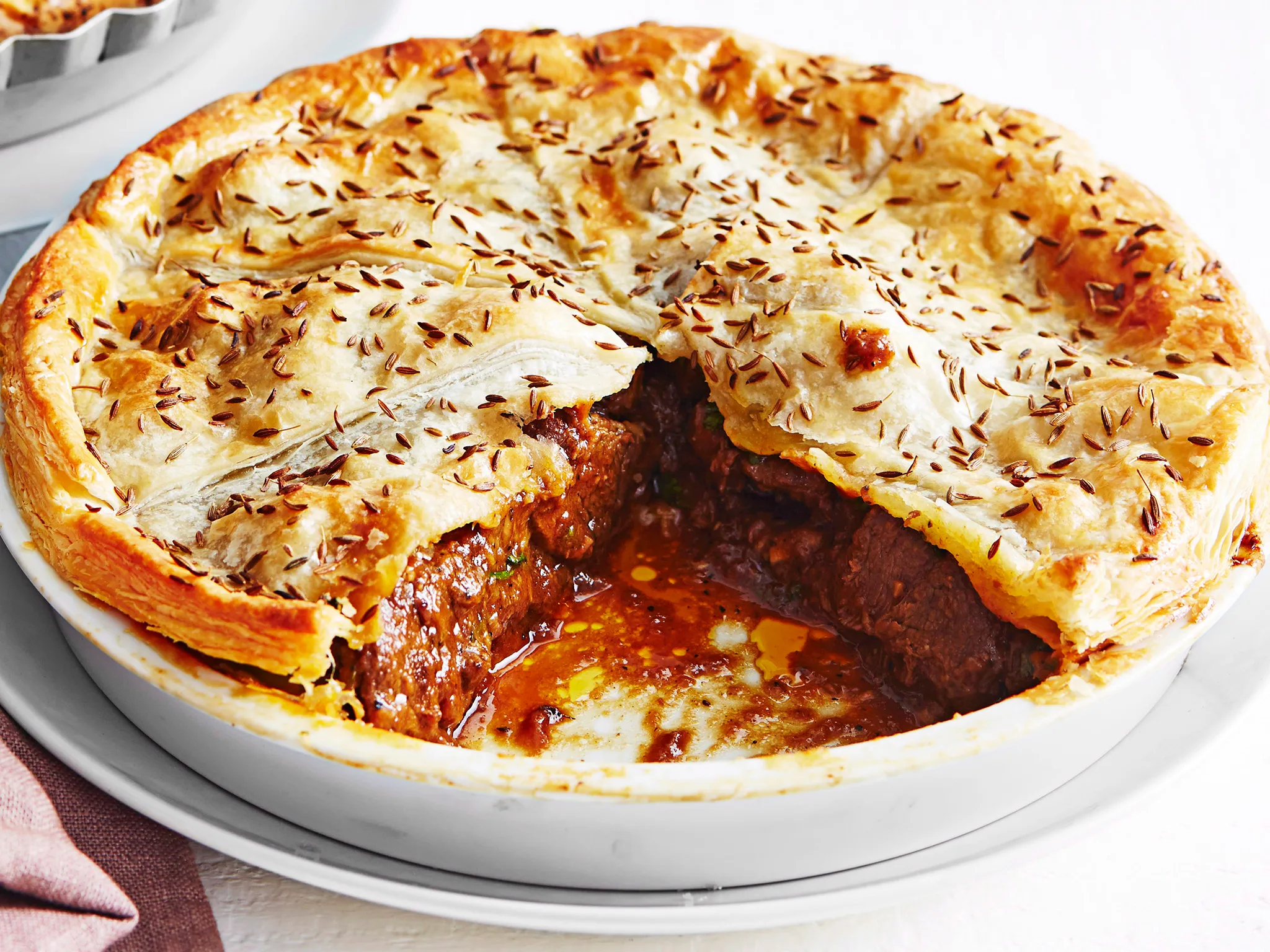 Moroccan lamb pie