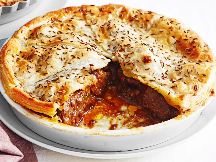 Moroccan lamb pie
