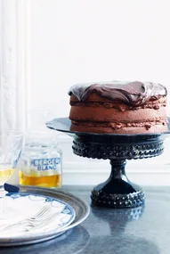 Luscious chocolate layer cake