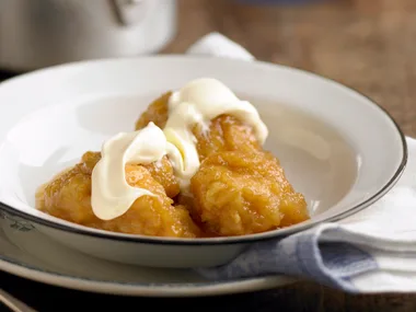 Golden syrup dumplings