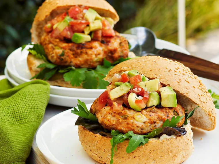 Cajun turkey burgers