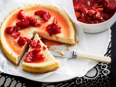 Low-fat cheesecake