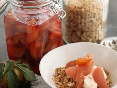 Stone fruit compote