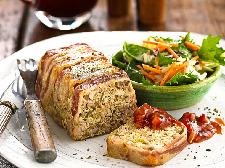 Quinoa, chicken and turkey meatloaf