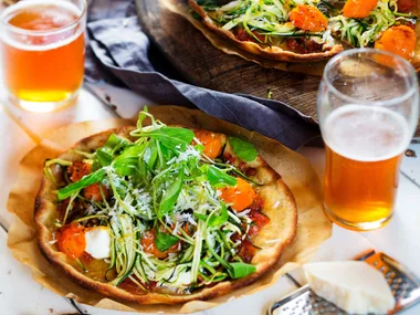 Twisted vege pizza