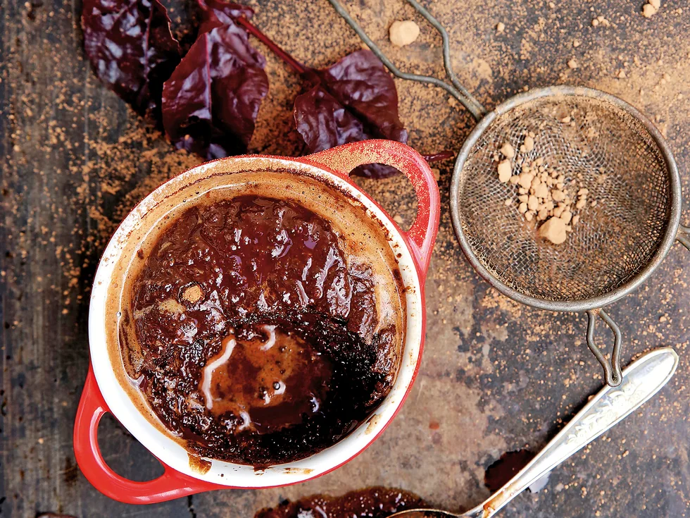 Beetroot chocolate pudding