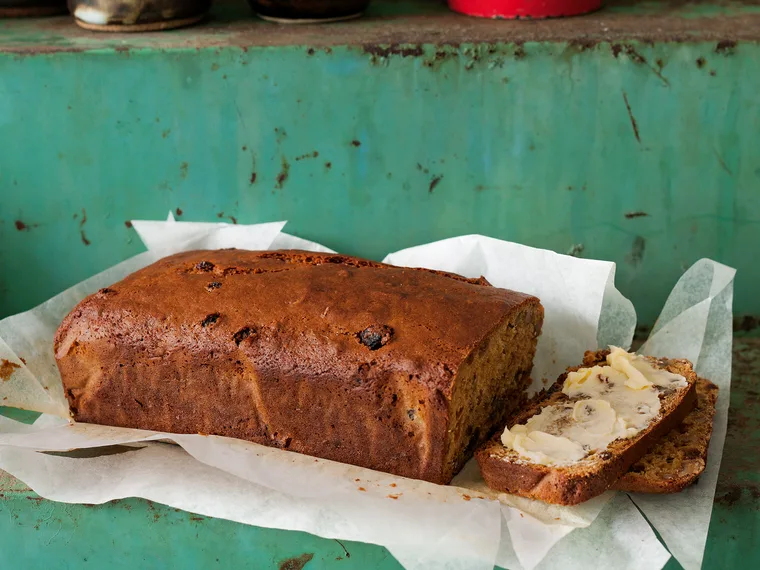 Walnut sultana loaf