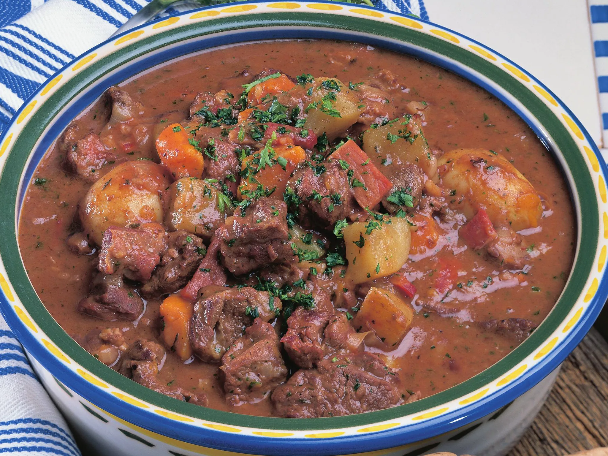 beef and three potato hot pot