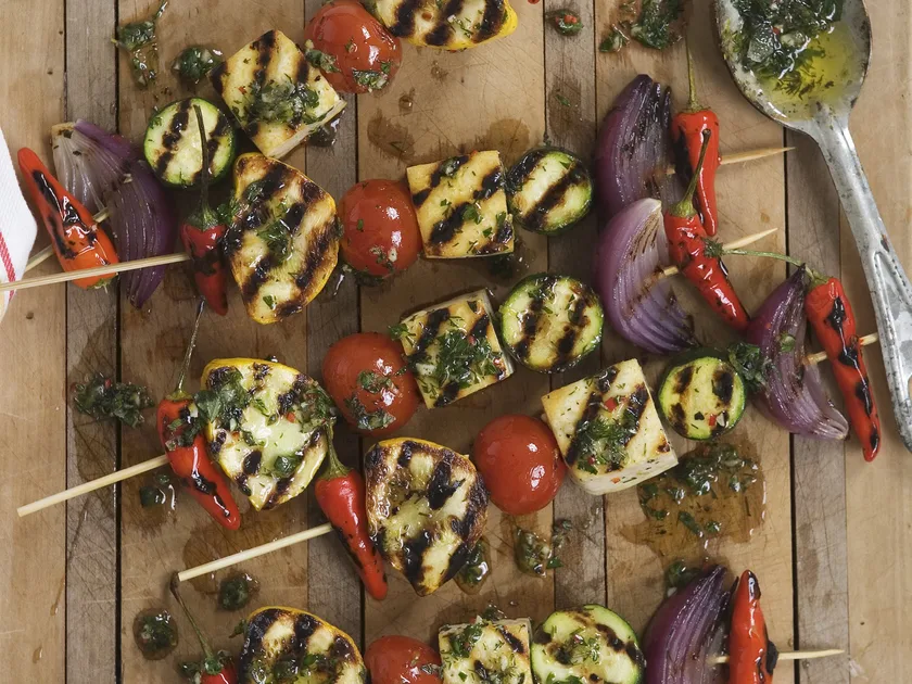 Chilli, tofu and vegetable kebabs | Women's Weekly Food