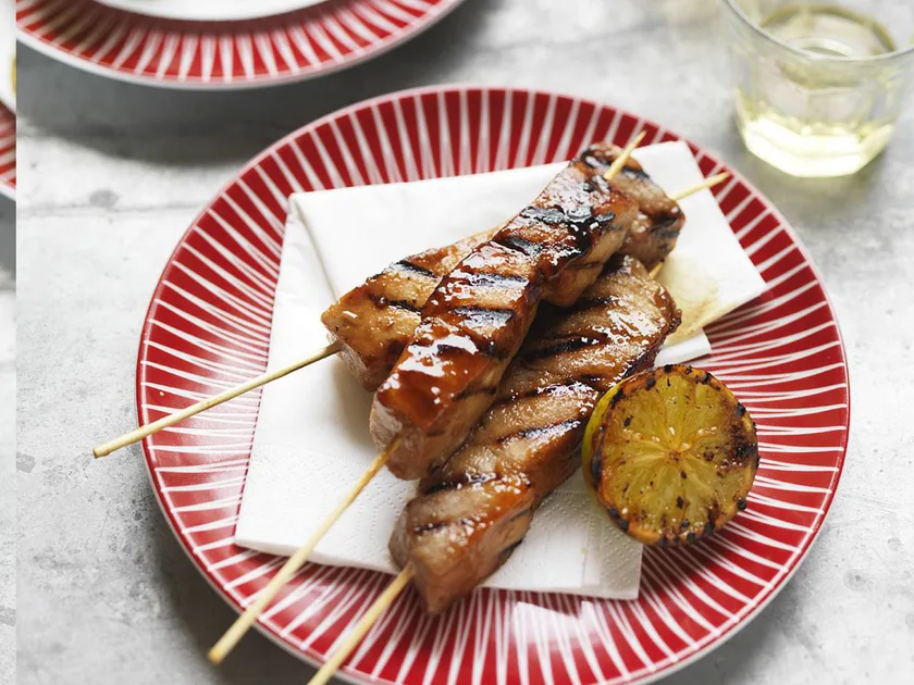 Tuna kebabs with soy & wasabi | Women's Weekly Food