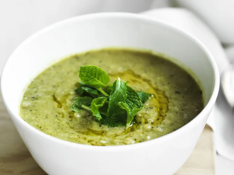 PEA, BACON & MINT SOUP