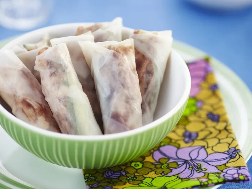 Hoisin and barbecue chicken rolls | Women's Weekly Food