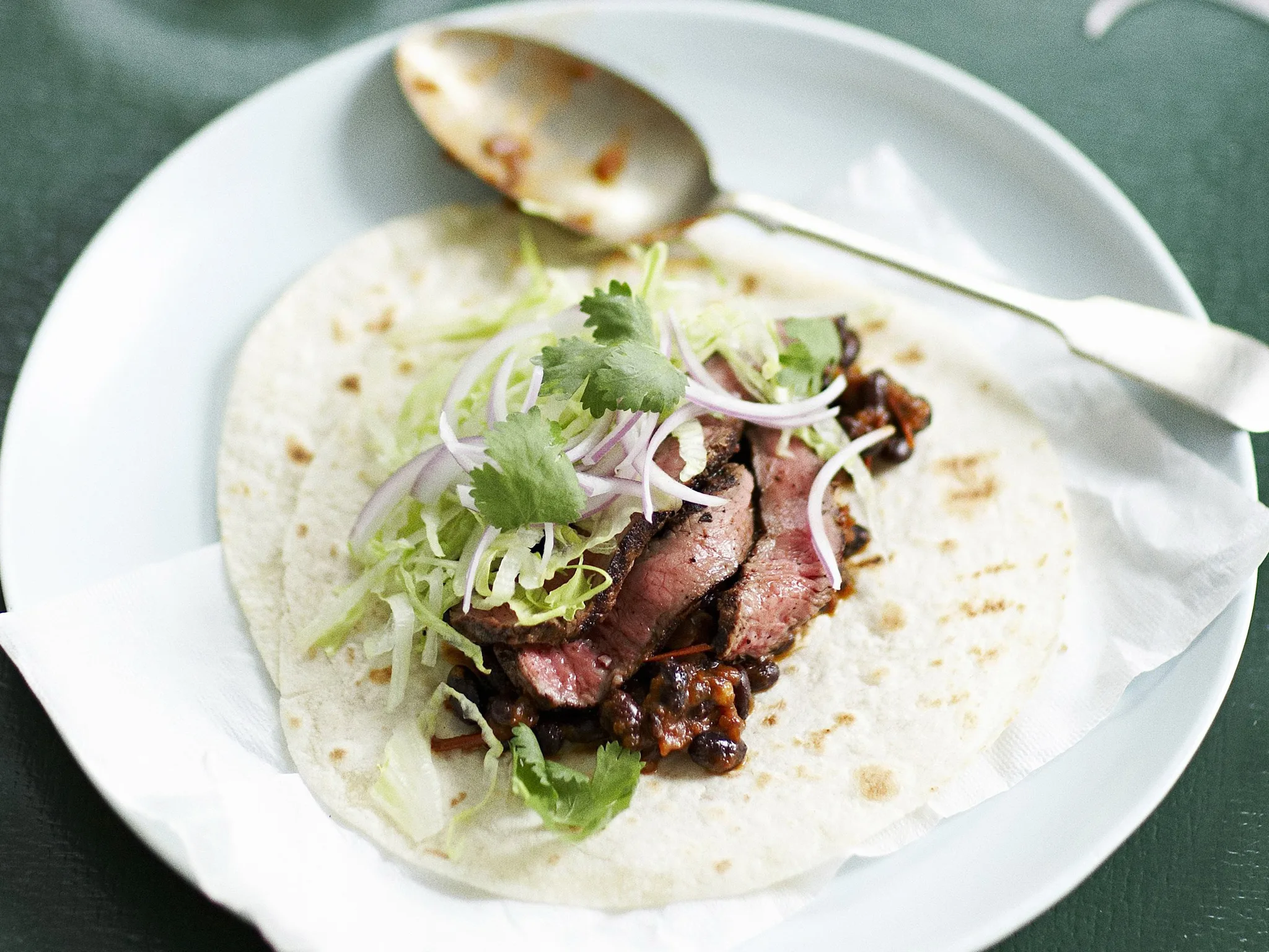 mexican-spiced beef with chilli beans