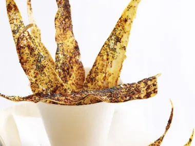 seed mustard crisps
