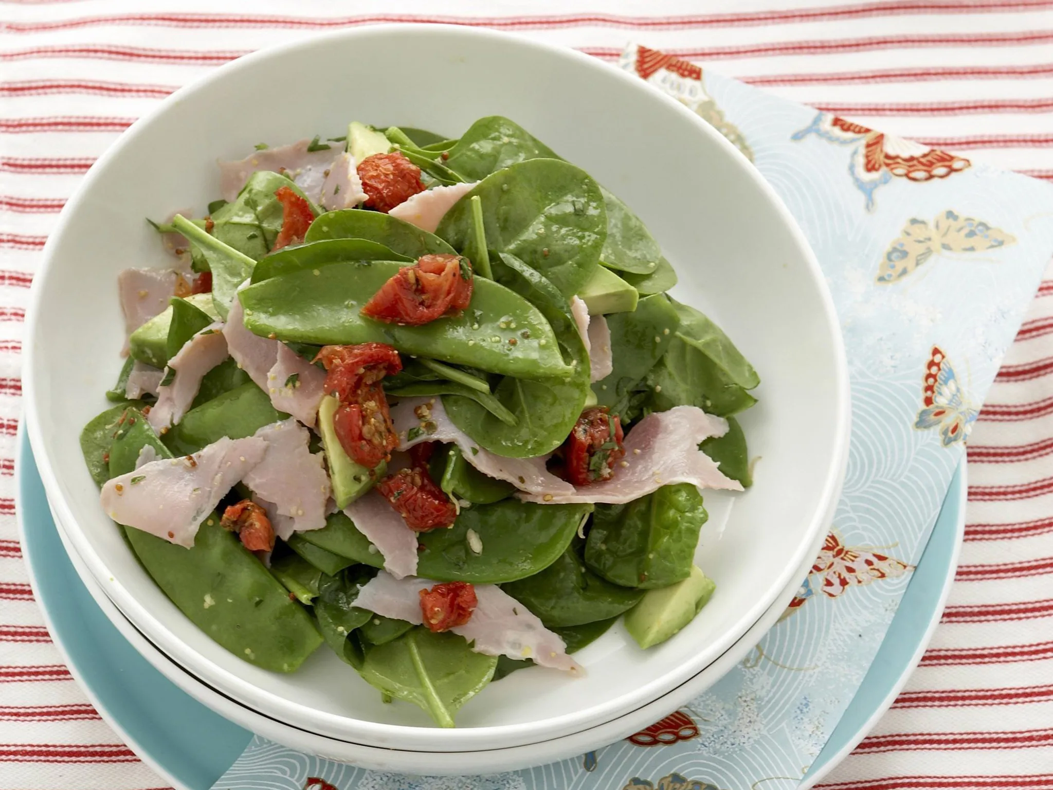 ham salad with mustardvinaigrette