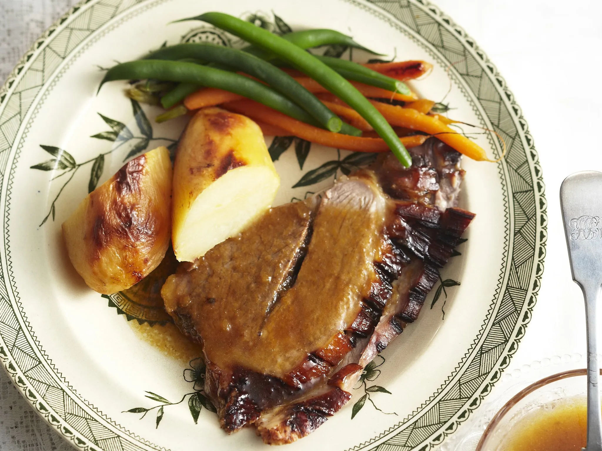 CIDER AND HONEY Roast Lamb Leg