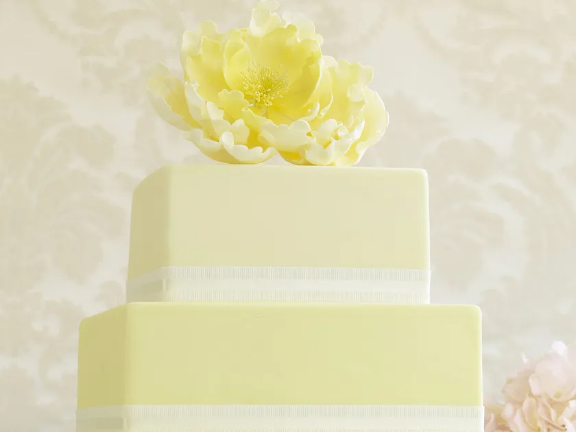 Yellow peony rose cake | Women's Weekly Food