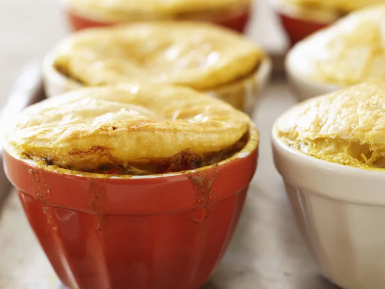 curried chicken pies