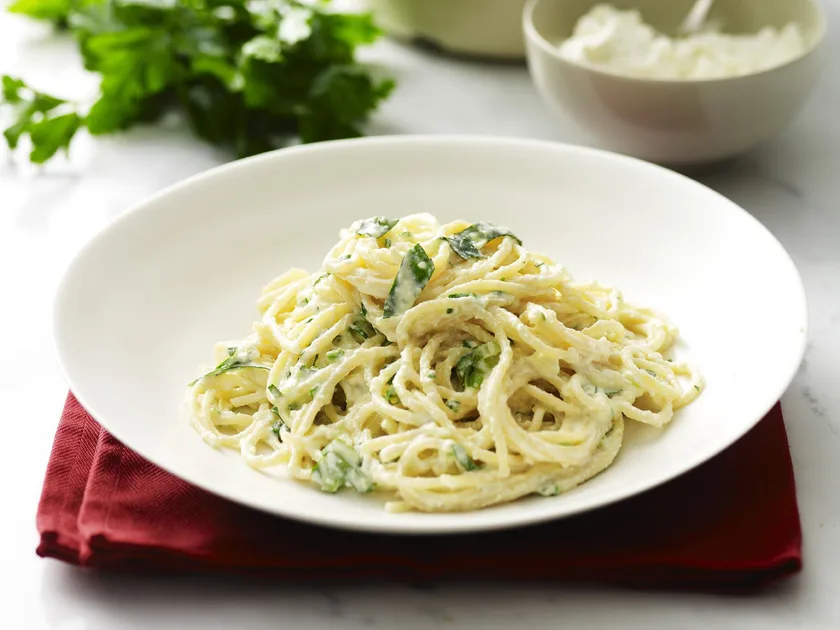 Spaghetti with herbed ricotta | Women's Weekly Food