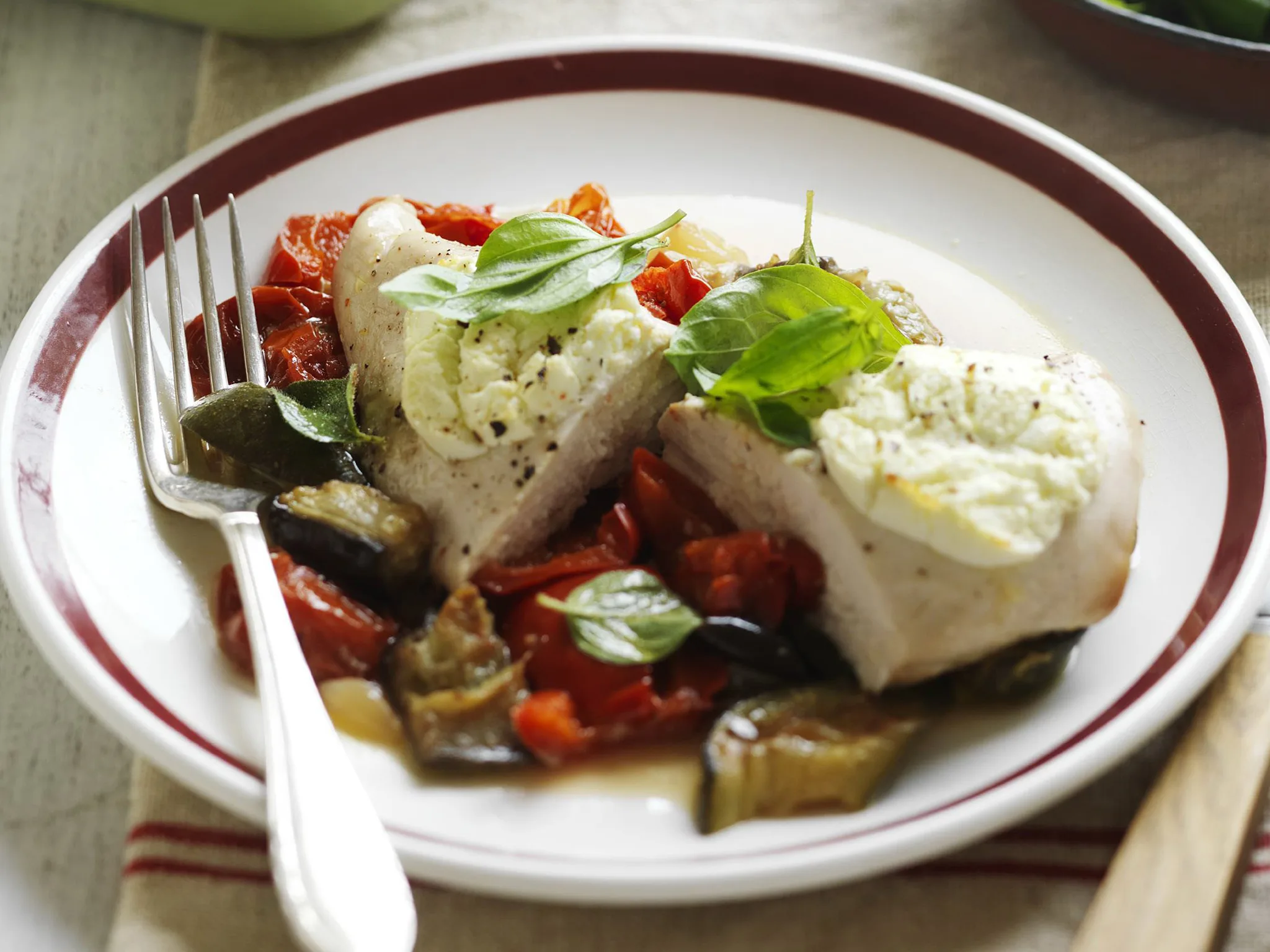 BAKED CHICKEN WITH RATATOUILLE