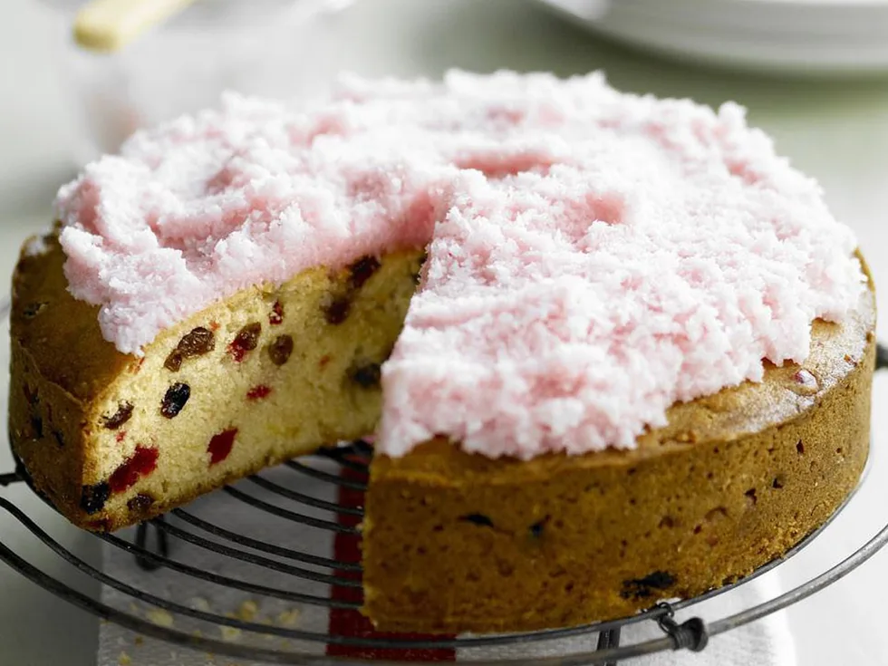 cherry and sultana butter cake