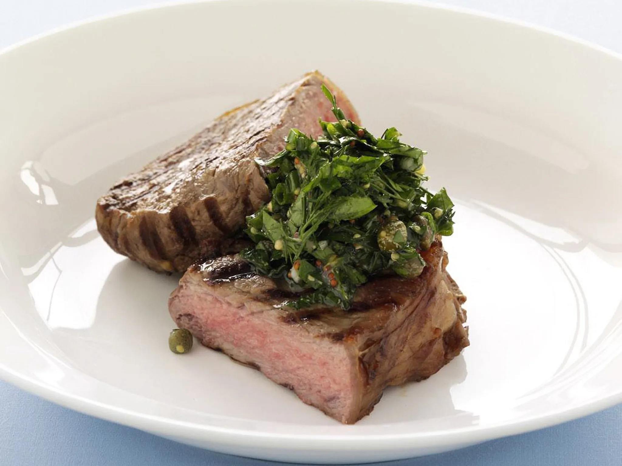 beef with salsa verde