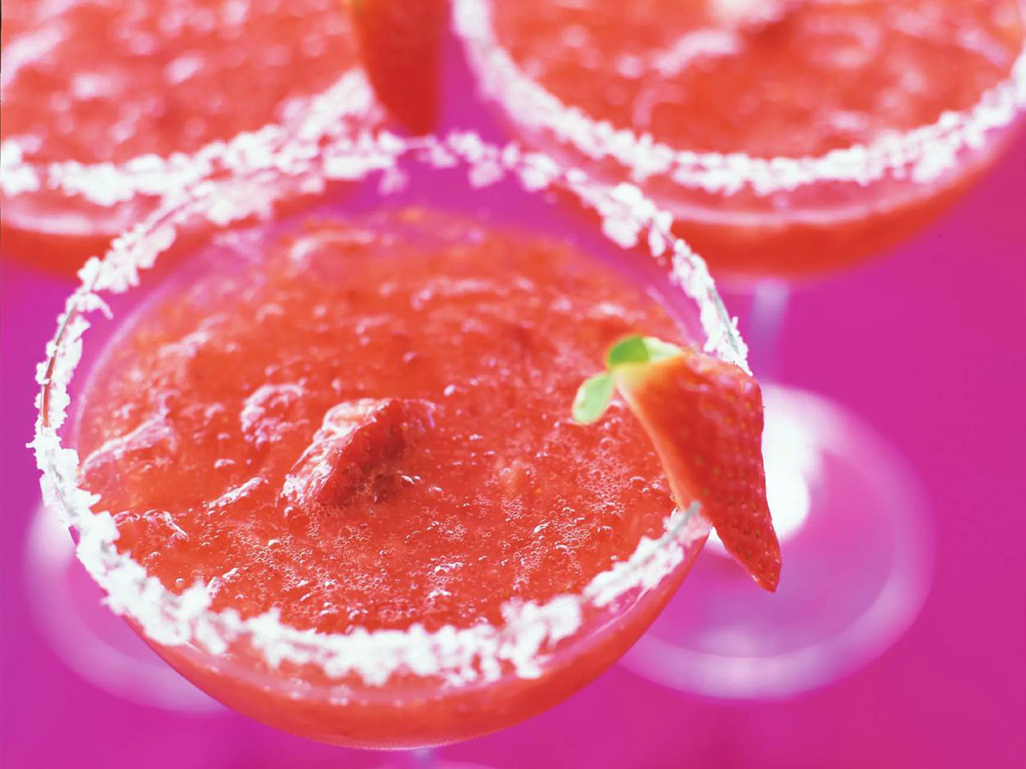 frozen strawberry margarita