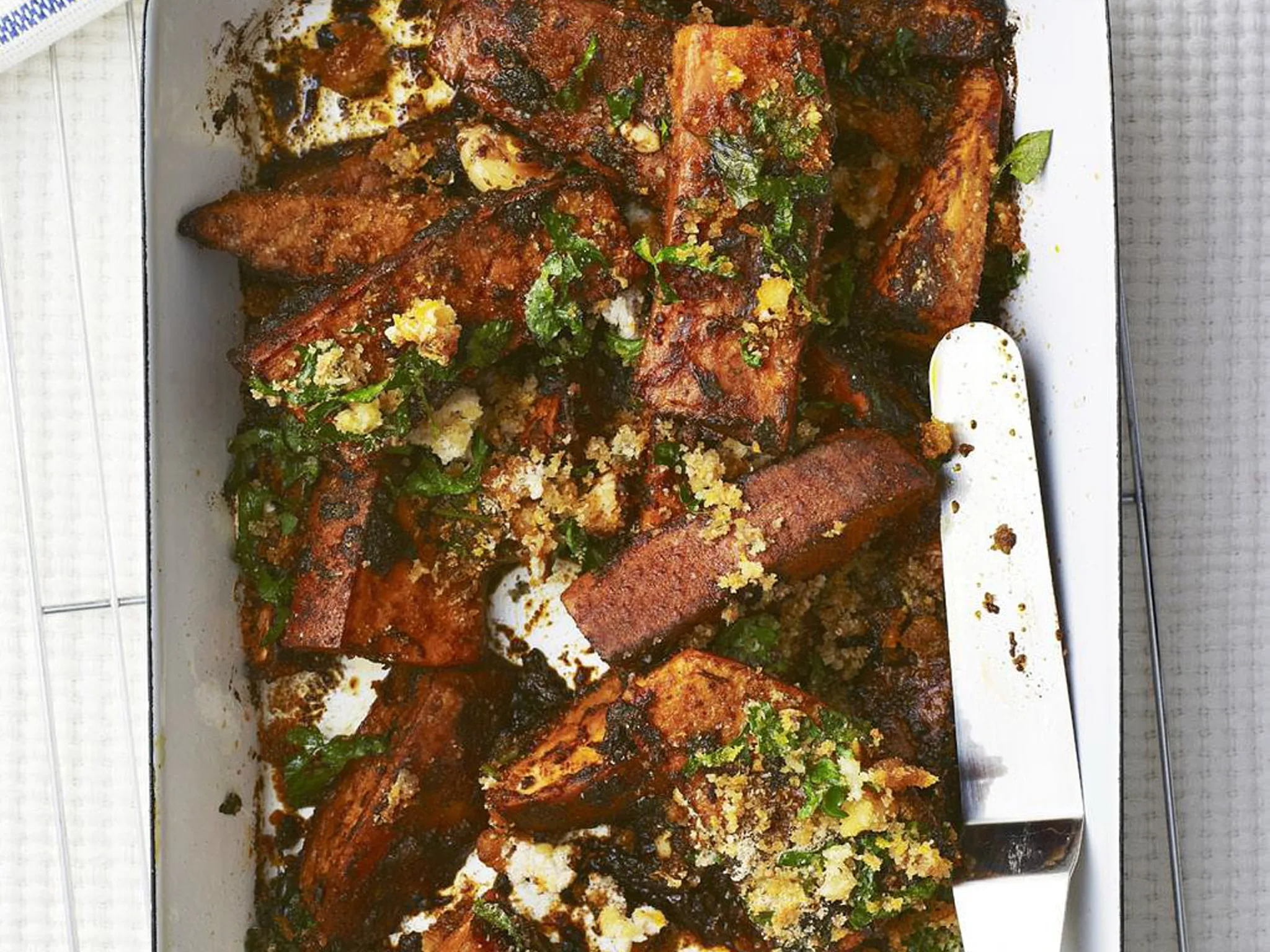 moroccan sweet potato bake
