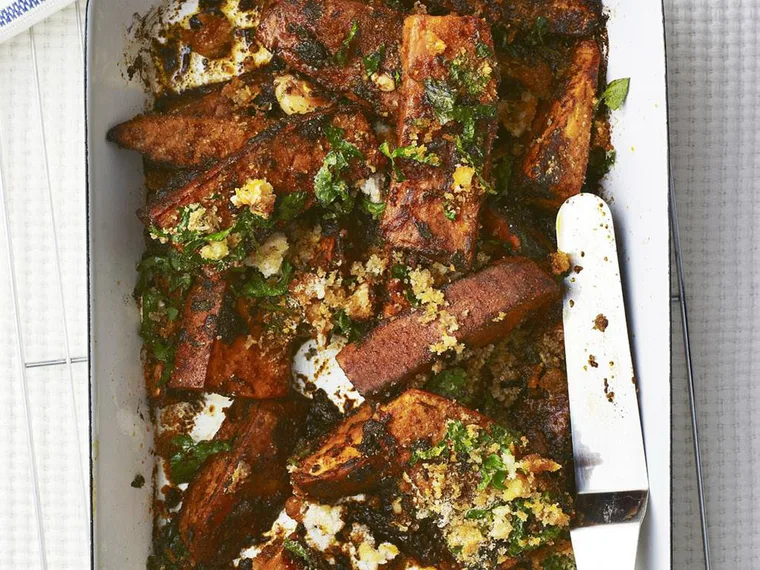 moroccan sweet potato bake