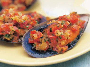 baked mussels