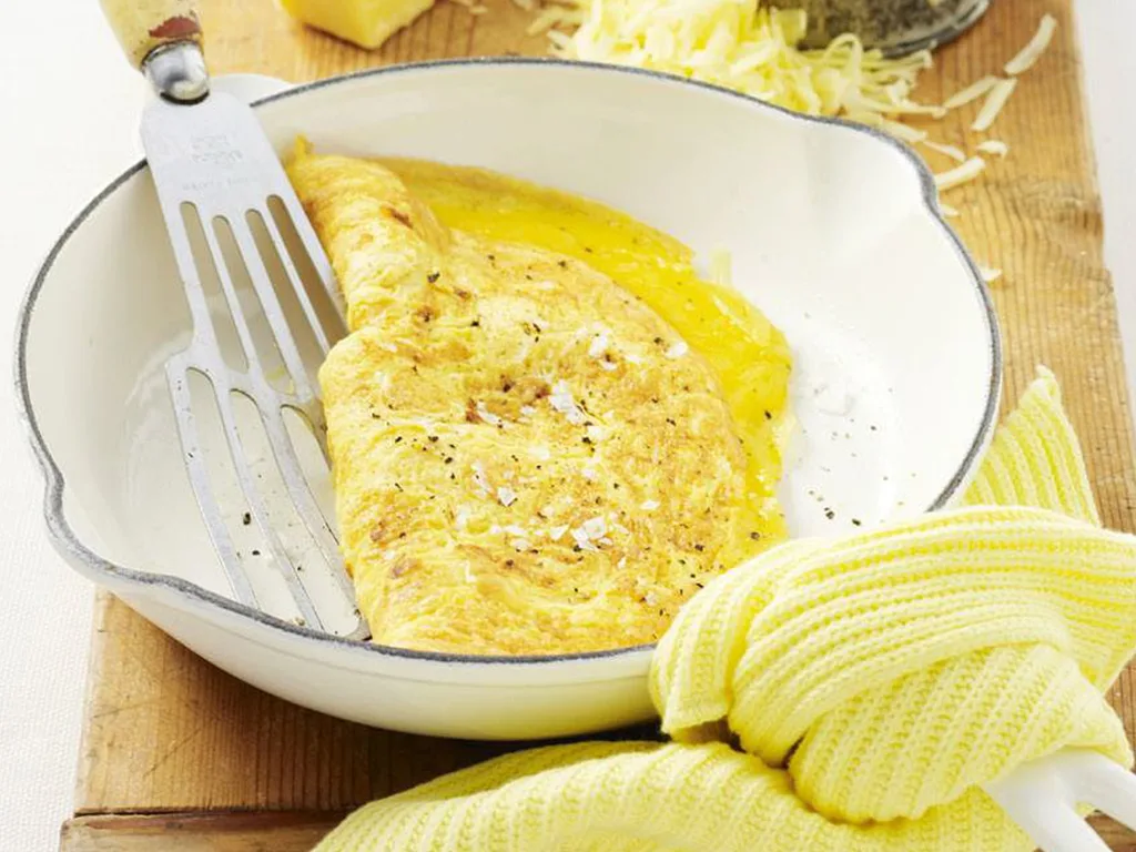 cheesy omelettes