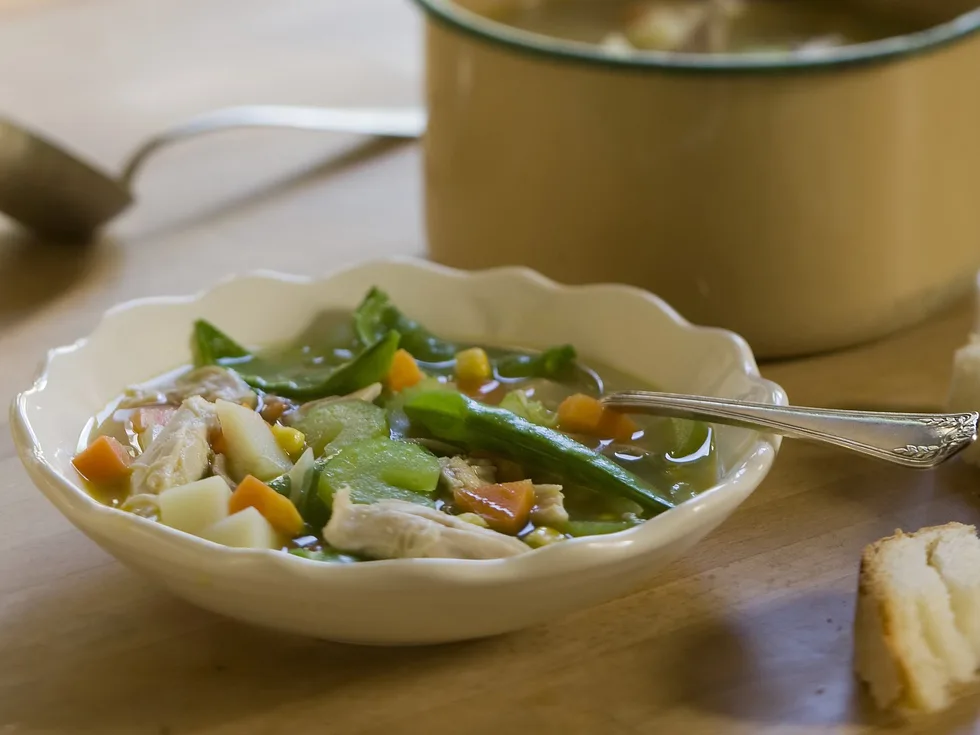 chicken and vegetable soup